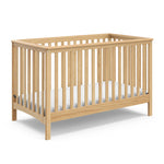 Hillcrest natural crib angle view