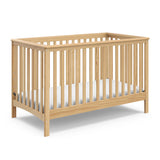 Hillcrest natural crib angle view