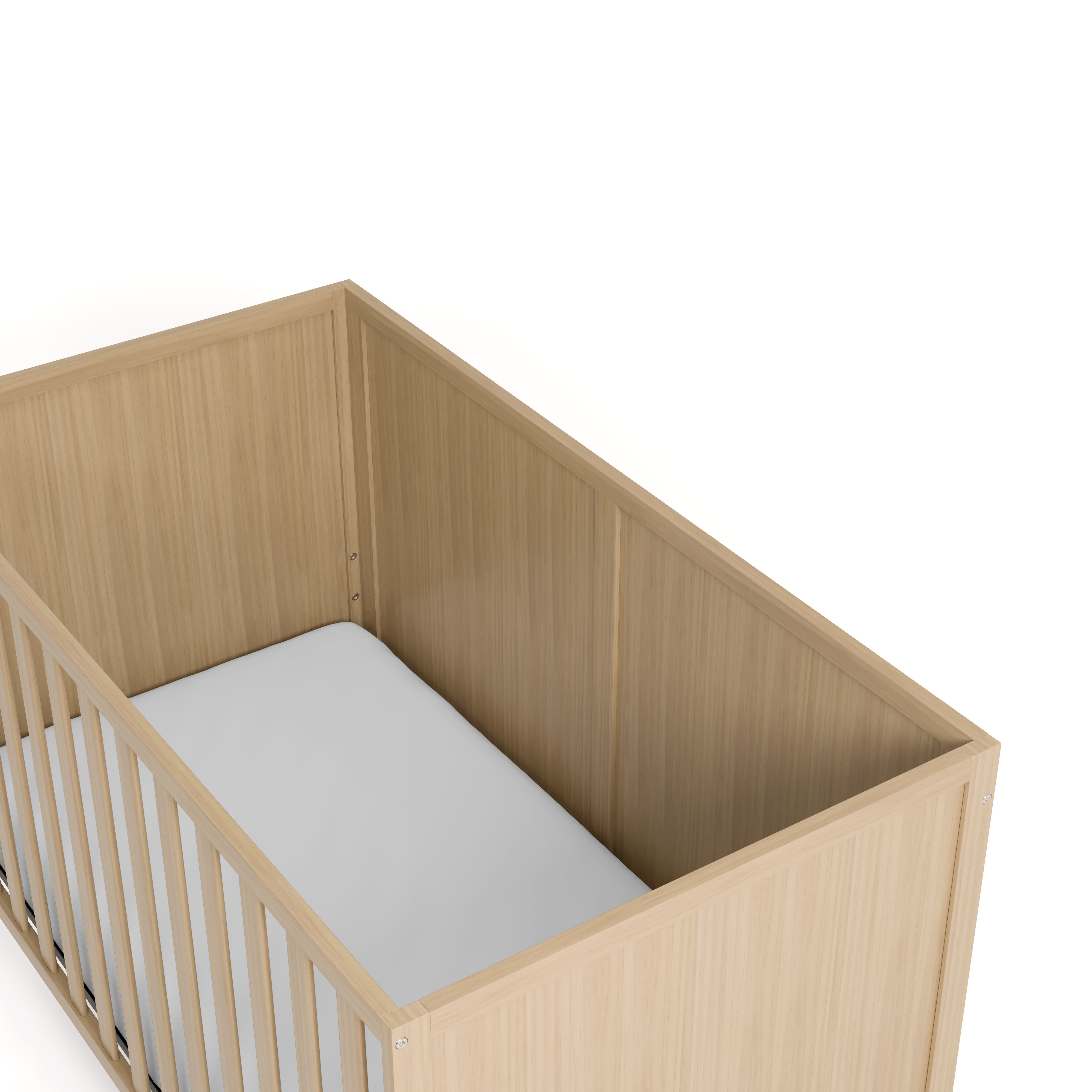 Theo driftwood crib top view