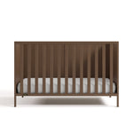 Theo hazelnut crib front view