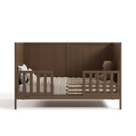 Theo hazelnut crib converted to toddler bed