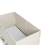 Theo frosted oat crib top view