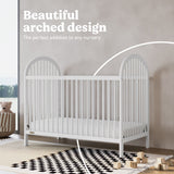 Olivia white crib style callout