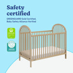 Olivia driftwood crib certifications callout