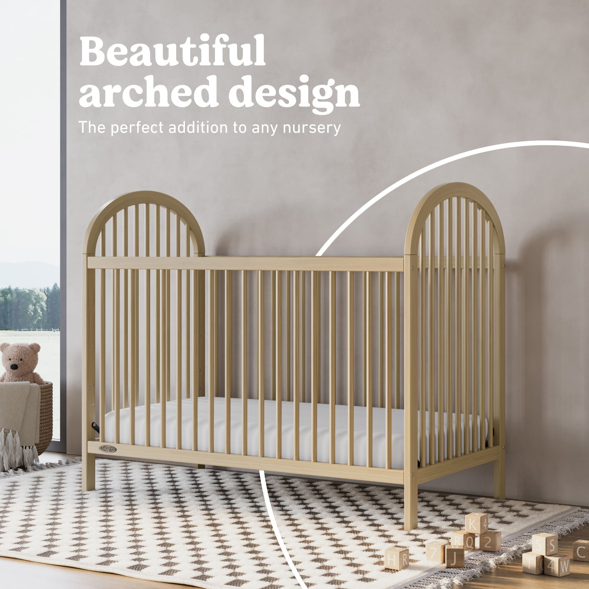 Olivia driftwood crib style callout