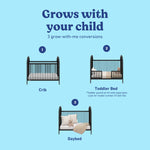 Olivia black crib conversions callout