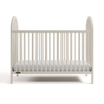 Olivia frosted oat crib front view