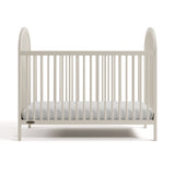 Olivia frosted oat crib front view