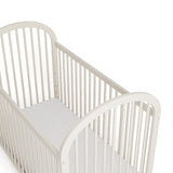 Olivia frosted oat crib top view