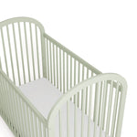 Olivia sage crib top view
