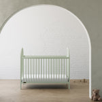 Olivia sage crib in a nursery