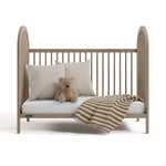 Olivia taupe crib converted to daybed