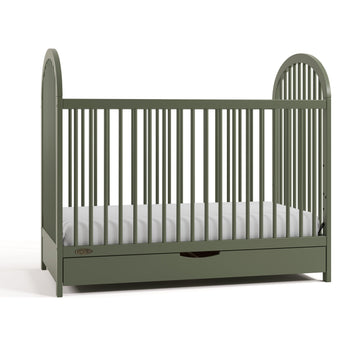 Graco Olivia 3-In-1 Convertible Crib With Drawer White