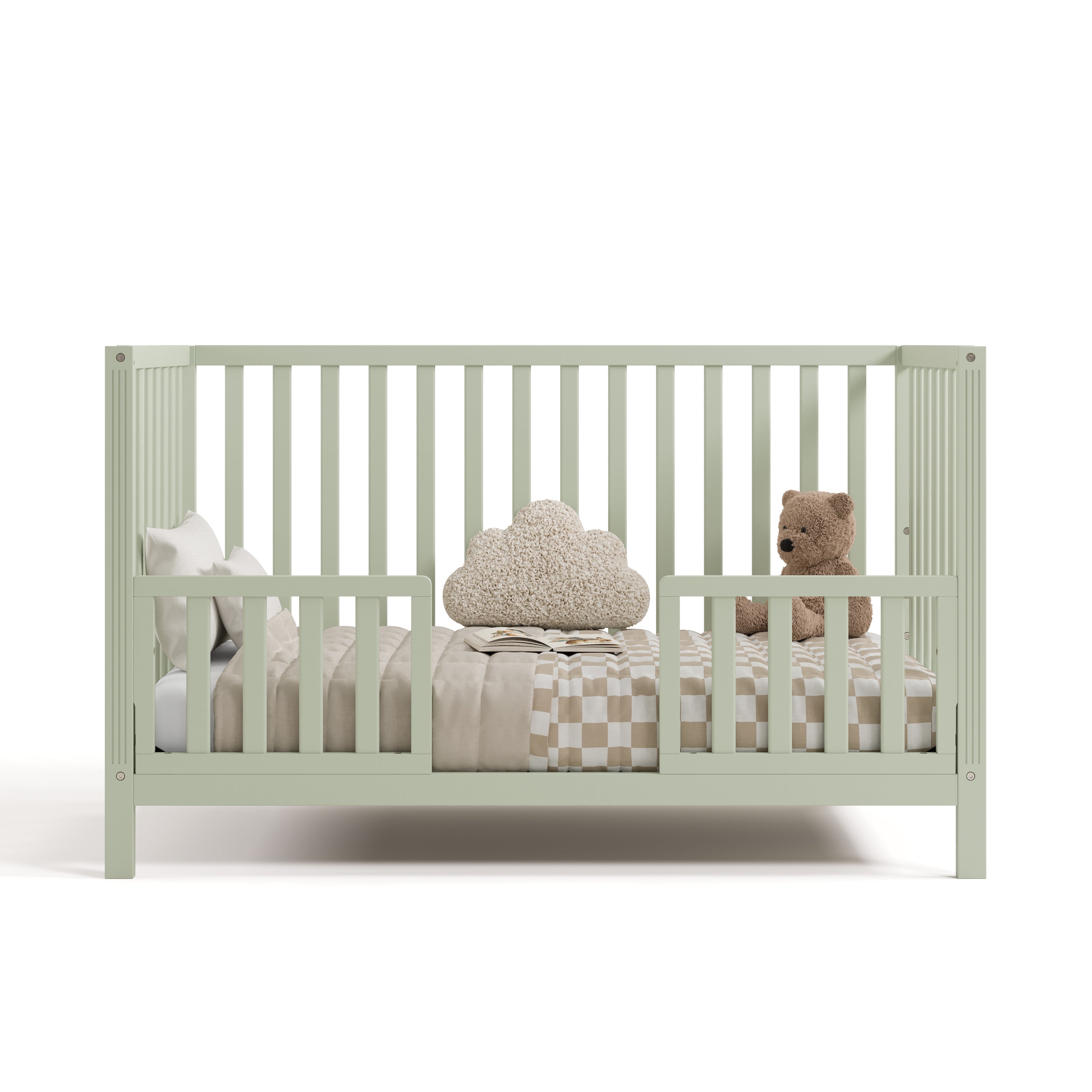 Graco Universal Toddler Safety Guardrail Kit (Slats) in Sage