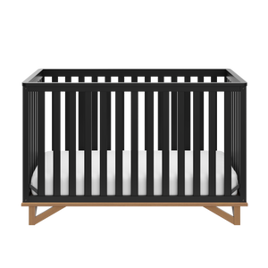 black with vintage driftwood crib