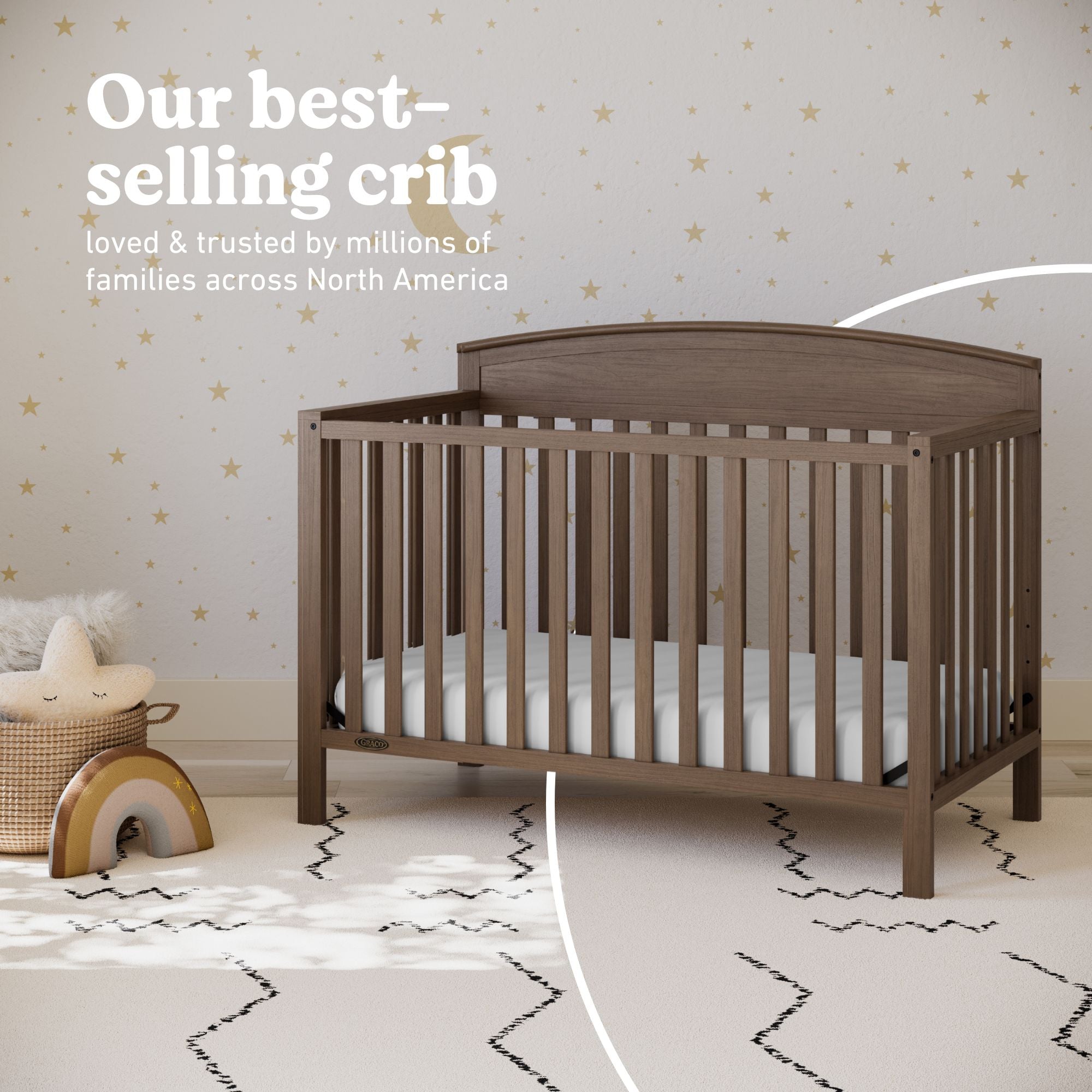 Benton hazelnut crib style callout