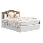 story hazelnut crib with drawer full-size bed conversion