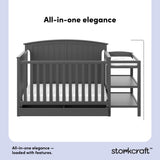 Steveston gray crib and changer style callout
