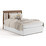 Storkcraft Portofino Convertible Crib and Changer in Hazelnut full bed stage