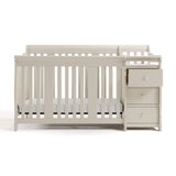 Storkcraft Portofino Convertible Crib and Changer in Frosted Oat