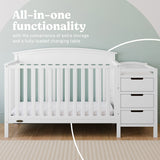 Benton white crib and changer style callout