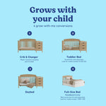 Benton driftwood crib and changer conversions callout