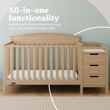 Benton driftwood crib and changer style callout