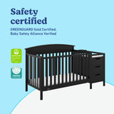 Benton black crib and changer certifications callout