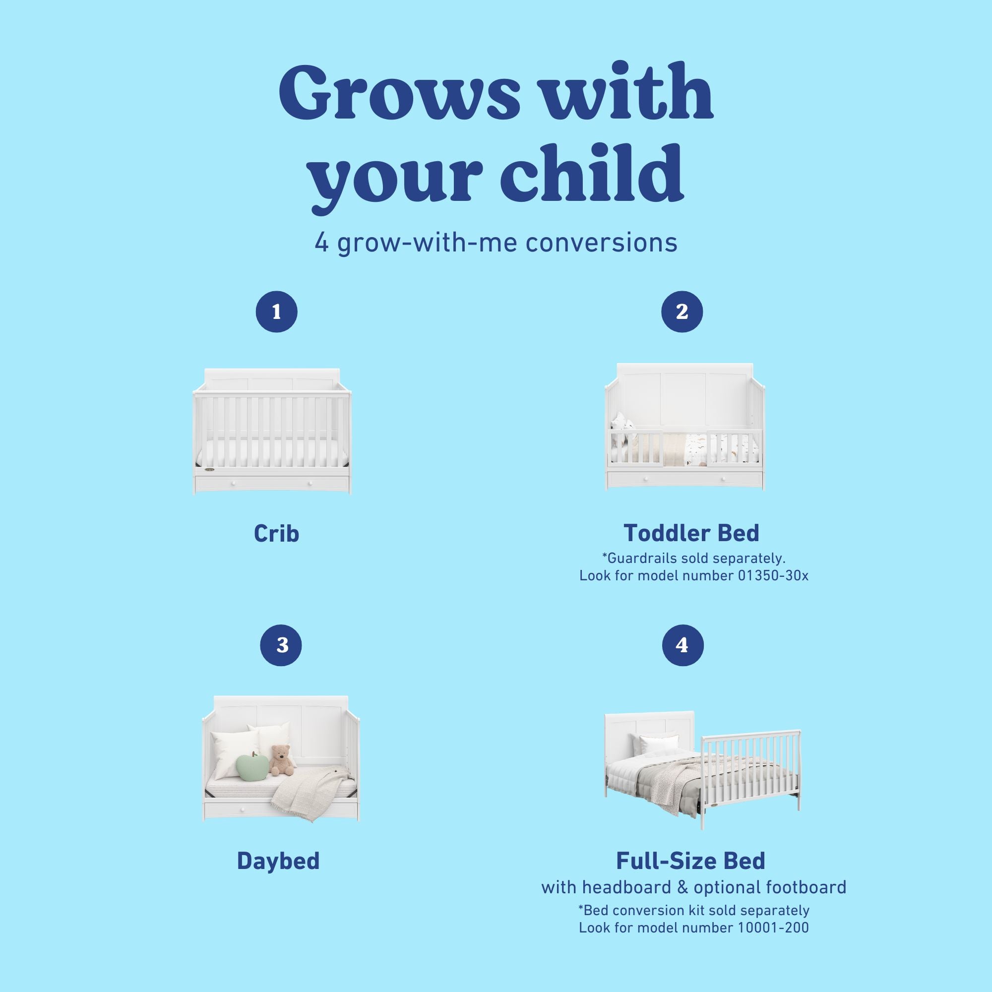 Asheville white crib conversions callout