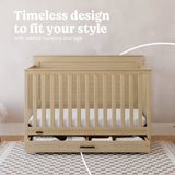 Tristan driftwood crib with drawer style callout