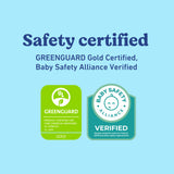 Tristan crib with drawer certifications