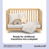 Beckett natural crib daybed conversion callout