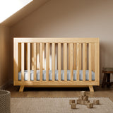 Beckett natural crib in nursery