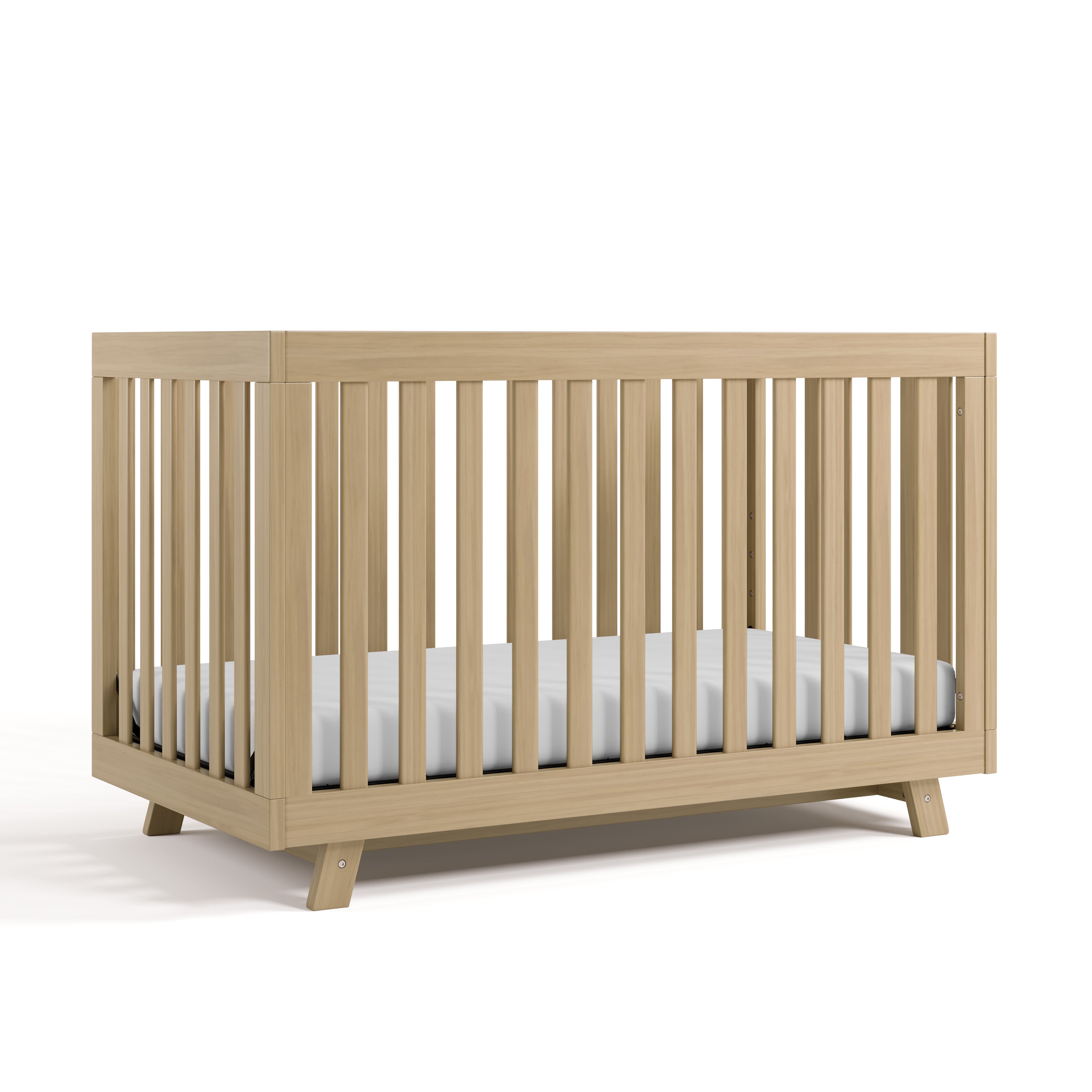 Beckett driftwood  crib angle view