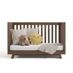 Beckett hazelnut crib converted to daybed