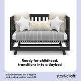 Beckett black crib daybed conversion callout