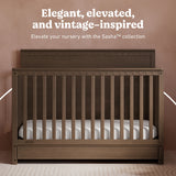 Graco Sasha Convertible Crib with Drawer in Hazelnut Lifestyle image