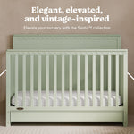 Graco Sasha Convertible Crib with Drawer in Sage Lifestyle image