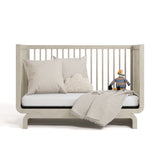 Storkcraft Santorini Convertible Crib in London Fog daybed image