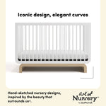 Santorini white with driftwood crib style callout