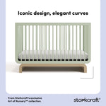 Santorini sage with driftwood crib design callout