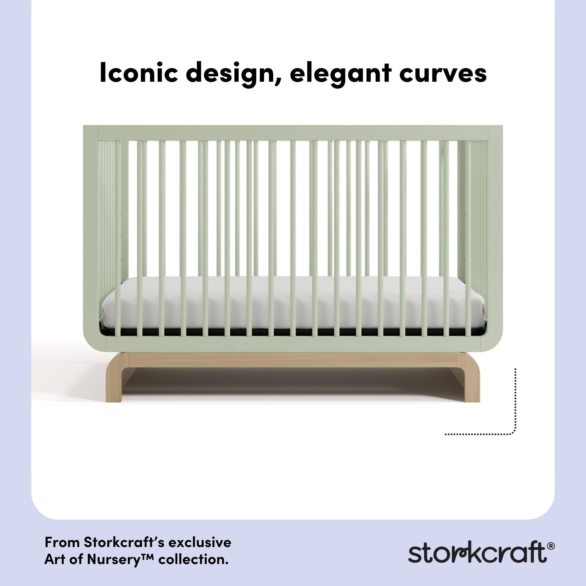 Santorini sage with driftwood crib design callout