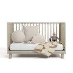 Storkcraft Sicily 3-in-1 Convertible Crib in London Fog daybed Image
