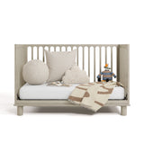 Storkcraft Sicily 3-in-1 Convertible Crib in London Fog daybed Image