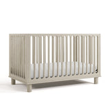 Storkcraft Sicily 3-in-1 Convertible Crib in London Fog angled image