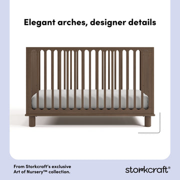 Storkcraft® Sicily Deluxe 3-in-1 Convertible Crib with Bonus Toddler Guardrail
