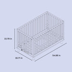 sicily crib drawing with dimensions