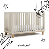 sicily frosted oat with driftwood crib with black doodles overlaid on image