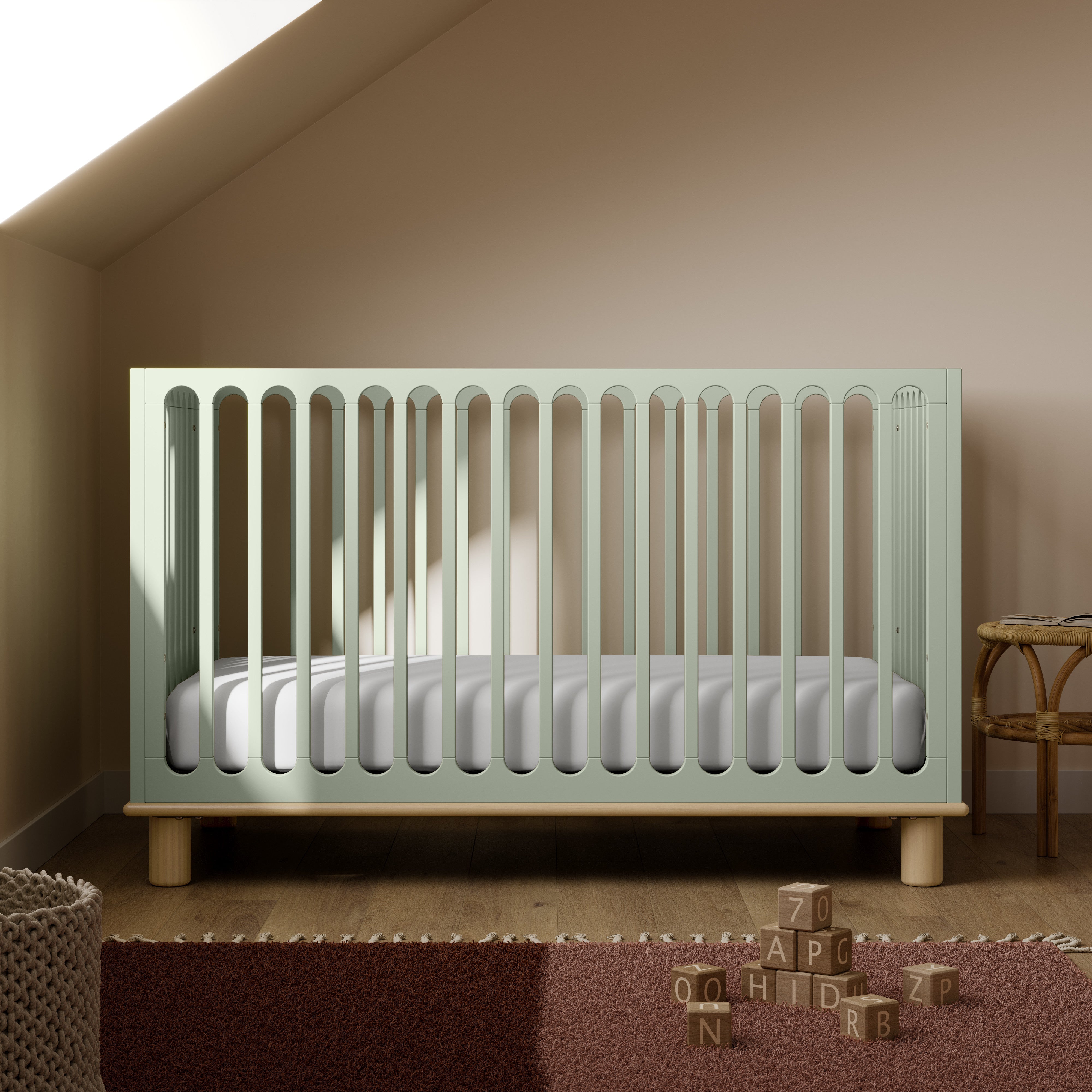 Sicily sage with driftwood crib in a nursery