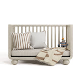 Storkcraft Amalfi Crib in Frosted Oat Daybed stage